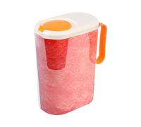 Acunny Carafe à thé, carafe filtrante transparente de 2 L avec couvercle et poignée, bouilloire à thé glacé, verre à boissons pour restaurants, cuisines de restauration, récipient à boissons pour eau