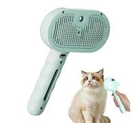 Acunny Catshory Brosse pour chat, brosse à chat à détacher - Brosses à vapeur multifonctionnelles pour chats intérieurs avec réservoir de 35 ml, peigne dépilatoire en spray pour animaux de compagnie