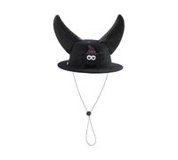 Acunny Chapeau pour animaux de compagnie - Bonnet avec cornes | Accessoire réglable pour déguisements, fêtes familiales, œuvres de théâtre, célébrations et masques