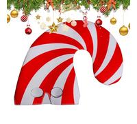 Acunny Chapeaux de Noël pour enfants, couvre-chef amusant et mignon | Chapeau de Noël avec couvre-visage et design d'orge en sucre d'orge | Pour femmes, hommes et adultes pour les vacances, l'hiver