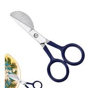 Acunny Ciseaux à moquette | Ciseaux à bec de canard avec applications en acier inoxydable 11,9 cm - Ciseaux à tissu avec tondeuse à bord brodé mécanique avec poignée