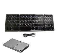 Acunny Clavier Pliable, Clavier Portable Pliable | Clavier sans Fil Pliable en Trois Langues | Petit Clavier multilingue Multi-appareils pour Tablette et Smartphone