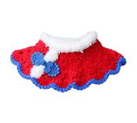 Acunny Colliers de vacances pour chiens, collier de Nouvel An pour animaux de compagnie - Colliers souples pour les vacances - Écharpe pour chien, serviette en crochet pour animaux de compagnie,