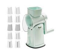 Acunny Coupe-légumes - coupe-légumes universel et râpe à fromage, ustensiles de cuisine avec manivelle pour hacher et râper les tomates pommes de terre oignons carottes fromage