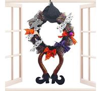 Acunny Couronne de Porte d'halloween décorative | Panneau Décoratif pour Fête d'halloween | Décorations de Couronne | pour Maison Appartement Jardin Terrasse Fête Thématique Maison Hantée