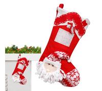 Acunny Décorations de Bas pour Arbre de Noël,Sacs à Bonbons de Décoration pour la Maison | Chaussettes De Noël Bonhomme De Neige - pour La Cheminée Le Manteau Les Escaliers l'arbre La Maison La Ferme