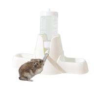 Acunny Distributeur Automatique de Nourriture pour Hamster, Bol à Boire pour Hamster,Bols d'alimentation et d'eau pour Hamsters | Distributeur d'eau pour gerbilles, Bouteille d'eau Anti-Fuite,