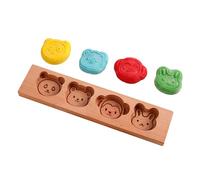 Acunny Emporte-pièce en bois pour biscuits, moule de cuisson de dessin animé, moule amusant pour biscuits, gâteaux, anniversaire, mariage, chocolat, fondant, blogueur, gastronomie, pâtisserie, cours