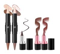Acunny Ensemble de maquillage face, ensemble de maquillage 5D - Kit de stylo de beauté cosmétique,Fournitures de maquillage à double tête pour les rencontres, voyage d'affaires, maison, voyage, école
