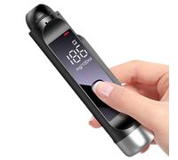 Acunny Éthylotest - Détecteur d'alcool - Rechargeable par USB - Détecteur de respiration de haute préparation - Écran LCD numérique pour une utilisation à la maison