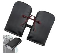 Acunny Gants De Guidon Chauds pour Cyclisme | Manchons Chauds Coupe-Vent Etanches Bandes Réfléchissantes - Manchons De Guidon Moto - pour Route De Montagne, Quotidien, Week-End, Extérieur, Navette,