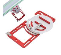 Acunny Guide du carré du rail, guide de scie à voie | Outils de menuiserie Guide à angle droit en métal - SAW SAW SQU SQUIQUE ACCESSOIRES DE PARTIR ANGLE RÉUTILISABLE POUR LA FABRICATION DE