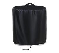 Acunny Housse de foyer ronde d'extérieur ronde pour cheminée à bois, imperméable, pour Firepit, terrasse verticale en bois