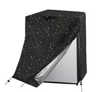 Acunny Housse de protection anti-poussière pour réfrigérateur | Housse de protection pour congélateur sur pied | Double fermeture éclair et cordon réglable avec tissu adhérent pour congélateur