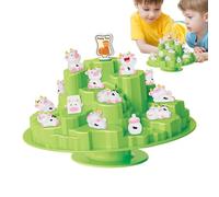 Acunny Jeux D'Équilibre pour, Arbre à Empiler Casse-Tête de Table, Jouet Éducatif d'Équilibre Ours et Vache pour Activités Intérieur Extérieur Adultes Familles