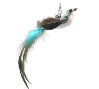 Acunny Jouet interactif pour oiseau de chat - Bâton à ressort interactif pour le mouvement - Jouet pour chaton avec clochette - Pour lutter contre l'ennui et l'exercice