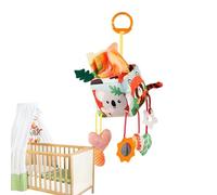 Acunny Jouet pour poussette - Hochet couineur en peluche - Mobile pour le développement précoce - Avec clip - Pour bébé fille de 0 à 12 mois - Voyage en voiture - Berceau