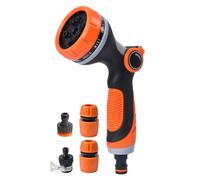 Acunny Lance Pour Tuyau Haute Pression - Tête de Pulvérisateur pour Tuyau d'Arrosage de Jardin,Lance de Nettoyage Anti-Rouille Multifonction pour Trottoirs Terrasses Clôtures Pelouse