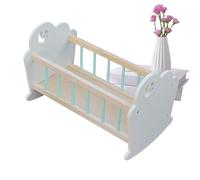 Acunny Lit De,Lit Miniature en Bois pour Dormir | Accessoires Maison Berceau Réaliste pour Garçons Filles Activités Maison de