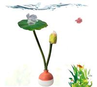 Acunny Lit pour Betta,Feuilles Décoratives pour Bac à Poisson,Lit de Jeu à Poisson Combattant en Aquarium - pour Habitat Naturel Jeu Reproduction Repos Aquarium et Décoration Maison