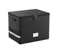 Acunny Mallette de rangement étanche pour disques vinyles | Grand étui de transport avec grande capacité pour tourne-disque
