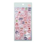 Acunny Mini Autocollants Mignons, Autocollants 3D Mignons pour, Animaux imperméables, kit de Bricolage pour intérieur et extérieur, pour planificateur, réfrigérateur