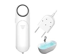 Acunny Moniteur d'inondation d'eau, détecteur d'inondation de sous-Sol, des débordements, Avertissement d'humidité réglable de 120 DB pour Sol de Cave, lavabo, réservoirs