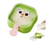 Acunny Moules à glace, sorbetière avec couvercle pour glace, facile à démouler pour les fruits, le chocolat et les collations, passe au congélateur et au lave-vaisselle