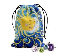 Acunny Oracle Pochette En Velours Pour Tarot Épaisseur Tarot Sac De Rangement Épais Velours Pochettes D'emballage Arbre De Vie Symbole Cordon Sac De Protection Carte