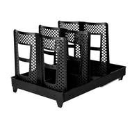 Acunny Organisateur pour porte-tasses | Gobelets en carton et porte-couvercles avec 6 compartiments, étagère de rangement antidérapante peu encombrante avec 6 compartiments pour l'organisation de la