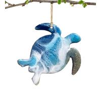 Acunny Ornements d'Animaux Marins en Résine - Décoration d'Arbre d'Été et de Plage - Thème de la Mer - Pour Intérieur de Voiture et Noël