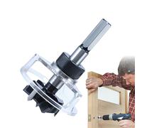 Acunny Ouvre-trous pour menuiserie, découpeur de trous de positionnement 35 mm | guide pour menuiserie, projets de construction et de bricolage tiroirs, outil de coupe en