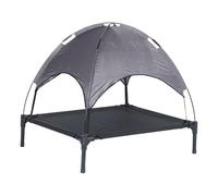 Acunny Panier pour chien avec auvent | Tente pour chien avec fonction lit | & pliable avec protection solaire, isolé, respirant et grande capacité de charge pour appartement, terrasse ainsi que pour