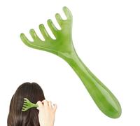 Acunny Peigne de massage du cuir chevelu, peigne de massage avec tête en résine, massage de la tête portable pour soins capillaires voyage femmes fournitures de coiffure traitement à domicile