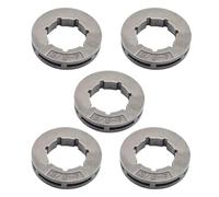 Acunny Pignon 3/8-7 dents | Kit complet de 5 pignon de tronçonneuse 9,5 mm 7 dents Accessoires d'entraînement pour chaîne de tronçonneuse