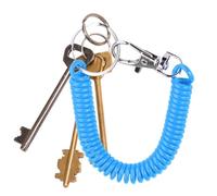 Acunny Porte-clés élastique, Bobine Longue Lanyard | Coil Lanyard Long, Anti Lost Key Chain Holder pour Bungee, Lanyard Flexible Taille Réglable