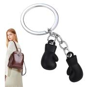 Acunny Porte-clés en métal - Gant de boxe - Porte-clés portable avec accessoires de fête - Porte-clés décoratif pour la, Noir , Siehe Beschreibung