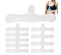 Acunny Protège-Soutien-Gorge Anti-Transpiration - Coussinets Dessous-De-Poitrine 10 Paires - Doublures Lavables Rafraîchissantes pour Sport Extérieur, Randonnée et Activités Physiques