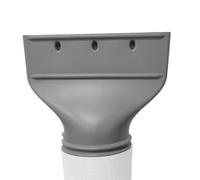 Acunny Raccord de tuyau d'échappement AC | Connecteur de tuyau de climatisation - Convient pour les raccords de tuyaux de 13 cm à 15 cm de diamètre pour salon, maison, local commercial, voiture