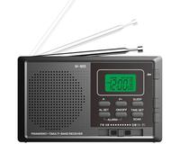 Acunny Radio de Poche Portable | Radio AM/FM/OC Ondes Courtes Fonctionnant sur 2 Piles AA,Réception Puissante Alerte Météo, Accessoires Survie Extérieur pour Randonnée Escalade Camping Maison