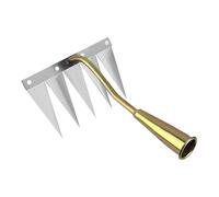 Acunny Râteau à Désherber avec Manche,Outils de Désherbage pour Jardinage - Désherbeur Manuel Multifonction Économiseur de Travail pour Plates-Bandes et Fermes