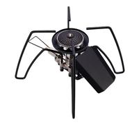 Acunny Réchaud de camping pliable - Cuisinière de cuisine portable avec four à cassette pliable - Brûleur à cassette pour le camping - Puissant four sauvage pour la pêche