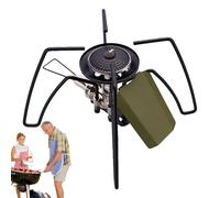 Acunny Réchaud de camping pliable - Réchaud de camping pliable - Poêle de cuisine pliable du four à cassette de camping - Brûleur à cassette résistant intempéries, puissant poêle de barbecue