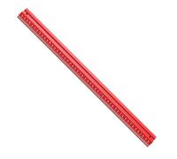 Acunny Règle de scribes de menuiserie, règle de bord horizontal de menuiserie - Règle en aluminium V | Mesure impériale de 12 pouces pour positionnement vertical de menuiserie