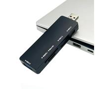 Acunny Répartiteur de hub USB 3.0, hub USB pour Ordinateur Portable, Extenseur de Port USB 5 en 1 Portable et Robuste, Station d'accueil USB C Portable pour Ordinateur Portable, PC, imprimante