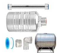 Acunny Robinet flotteur d'eau à fermeture automatique pour remplissage de réservoir, accessoires en acier inoxydable pour piscines, abreuvoirs et distillateurs