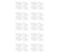 Acunny Ruban Adhésif de Golf pour Clubs - 10 Feuilles de Guides de Frappe | Aide D entraînement pour Driver De Golf - Pratique Swing Distance Intérieur pour Femmes Hommes Adolescents Athlètes