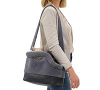 Acunny Sac De Transport pour Chat,Pochette Porte-Bébé Sling Imperméable et Douce - avec Boucle De Sécurité Et Bandoulière Adaptée | pour Petites et Moyennes Races Chiot Chat Lapin Promenade Hiver