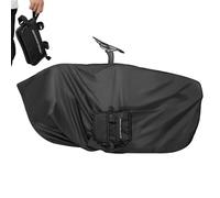 Acunny Sac de transport pour vélo, sac de transport pour vélo de montagne, valise de voyage pour vélo, sac de transport, sac de transport pour vélo, sac de rangement pour voiture, noir, voir, Noir ,