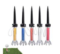 Acunny Support magnétique pour thé de golf, outil de thé de golf magnétique, 5 pièces, outil d'entraînement magnétique en T, support robuste pour